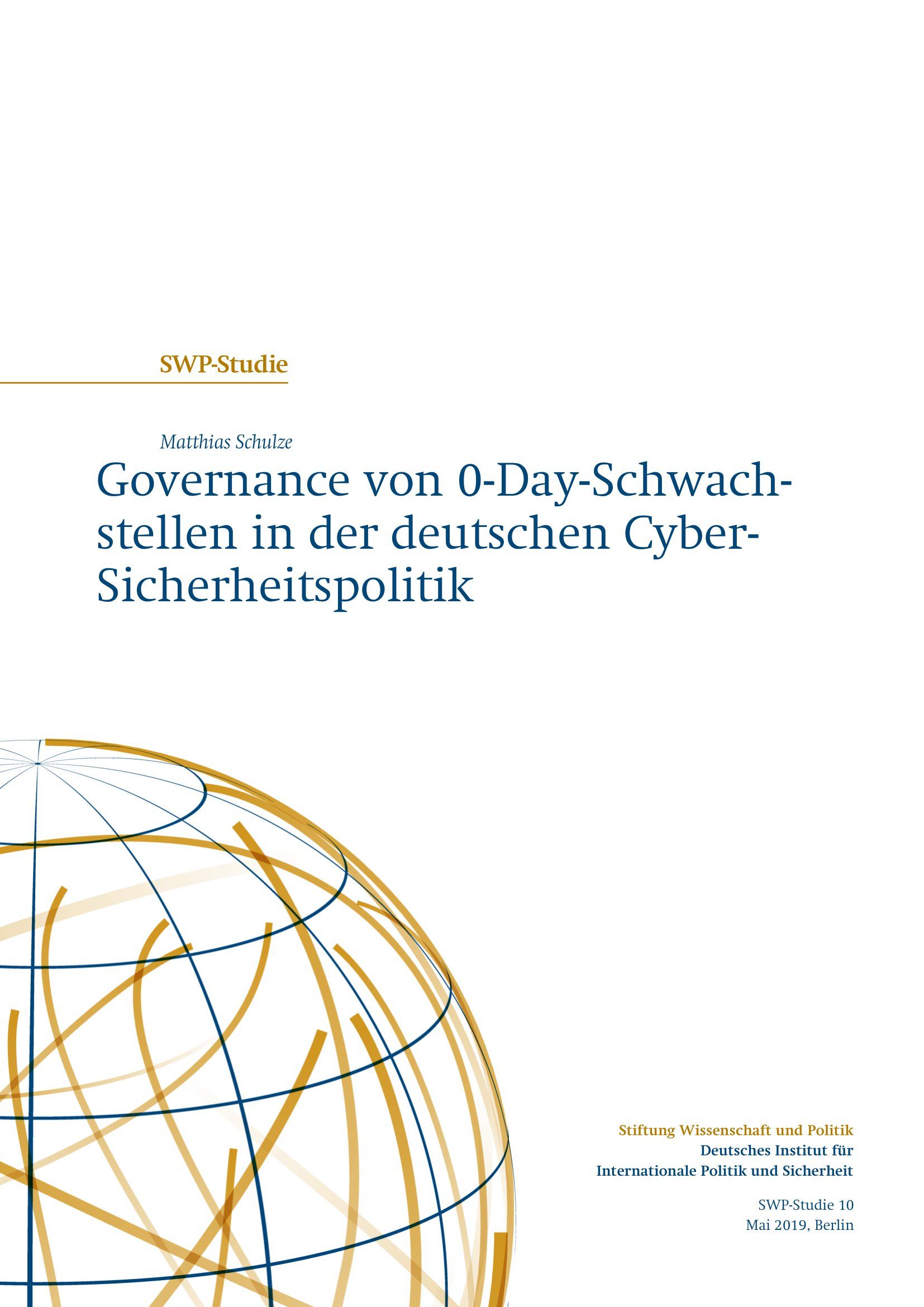 Governance von 0-Day-Schwachstellen in der deutschen Cyber-Sicherheitspolitik