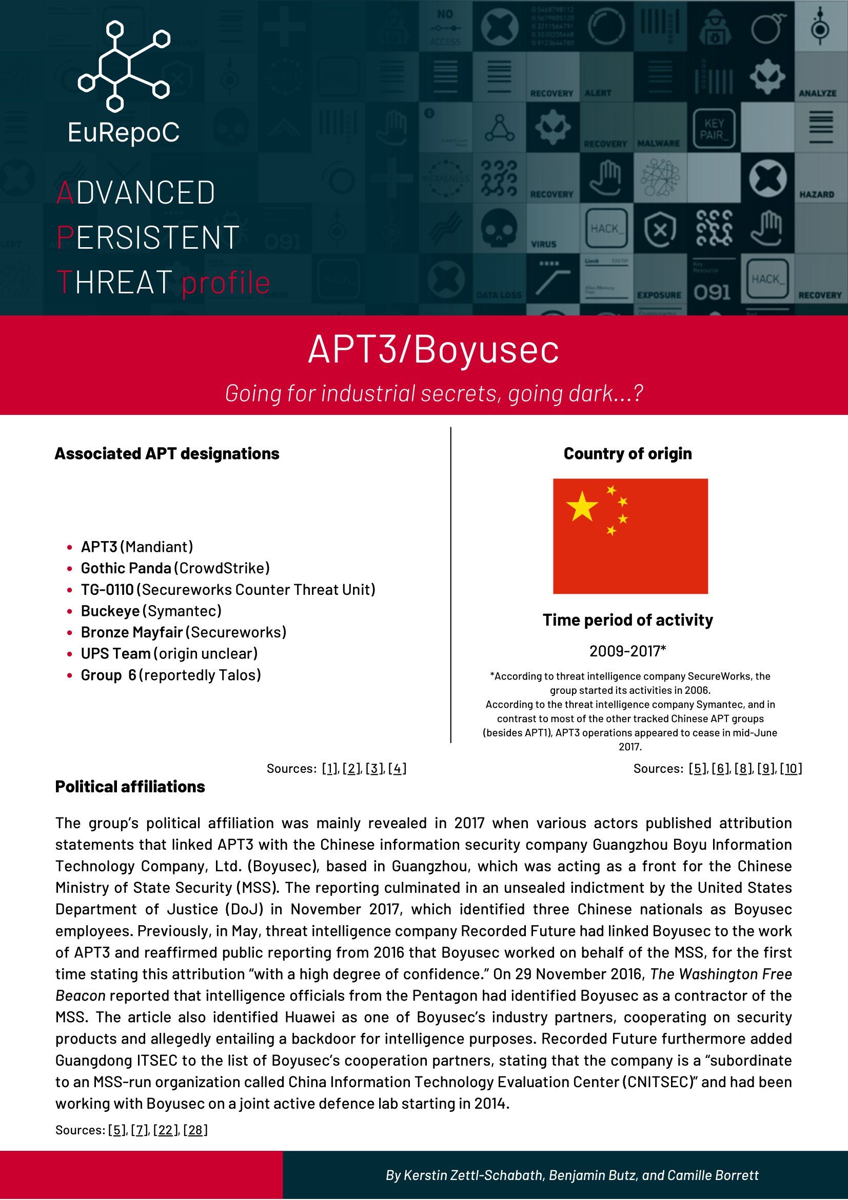 APT Profil - APT3/Boyusec