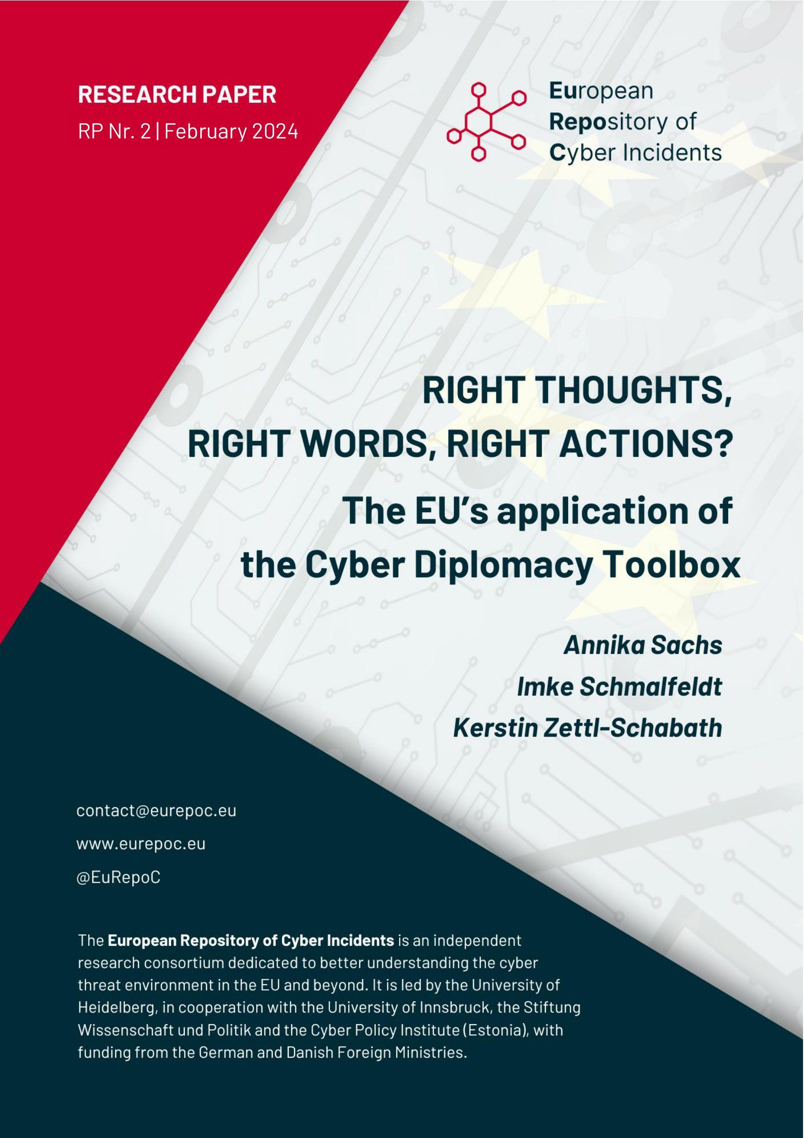 Right Thoughts, Right Words, Right Actions?: The EU’s Application of the Cyber Diplomacy Toolbox
