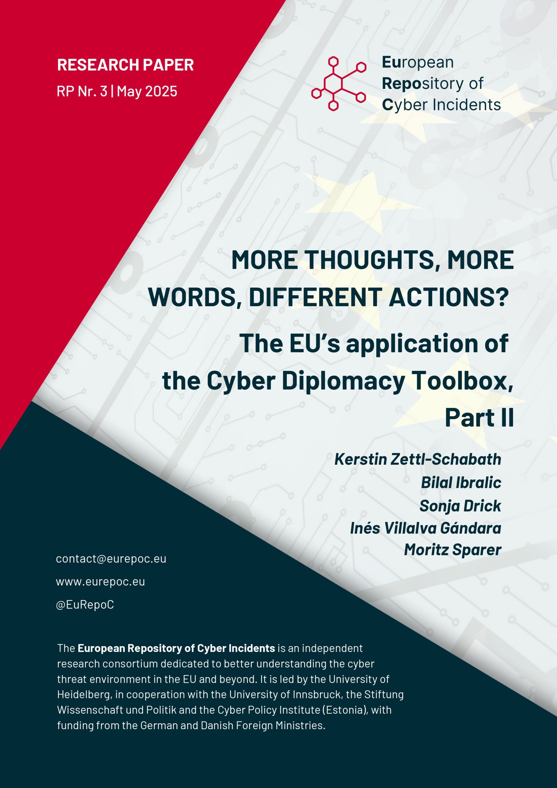 More Thoughts, More Words, Different Actions?: The EU's Application of the Cyber Diplomacy Toolbox, Part II